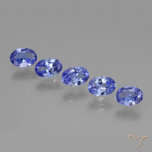 2.23ctw Naturale Viola Blu Tanzanite, Ovale, VS