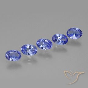 Gemme di Tanzanite Viola Blu naturale da 2.23 ct, Ovale, VS