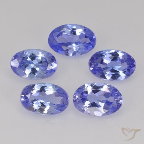 2.29ctw Naturale Intenso Viola Blu Tanzanite, Ovale, VS