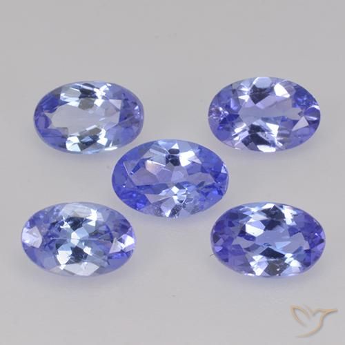 Gemme di Tanzanite Intenso Viola Blu naturale da 2.29 ct, Ovale, VS