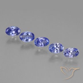 Gemme di Tanzanite Blu scuro naturale da 2.42 ct, Ovale, VS