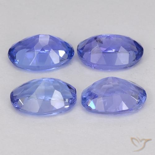 Gemme di Tanzanite Intenso Viola Blu naturale da 2.28 ct, Taglio ovale, VS