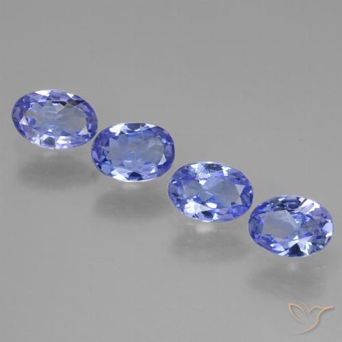 2.14ctw Naturale Viola Blu Tanzanite, Ovale, VS