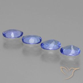 Gemme di Tanzanite Viola Blu naturale da 2.14 ct, Ovale, VS