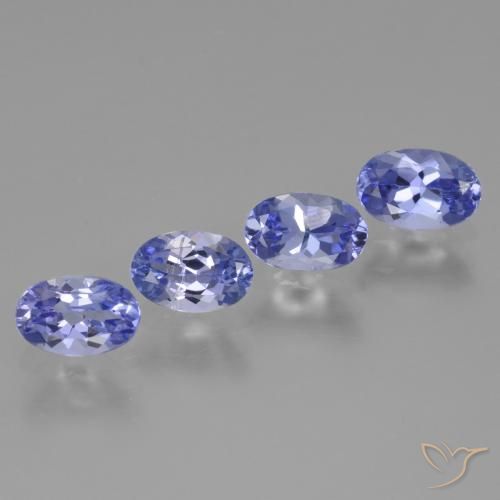 2.17ctw Naturale Intenso Viola Blu Tanzanite, Ovale, VS