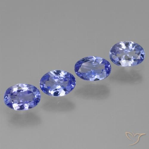 2.21ctw Naturale Intenso Viola Blu Tanzanite, Ovale, VS