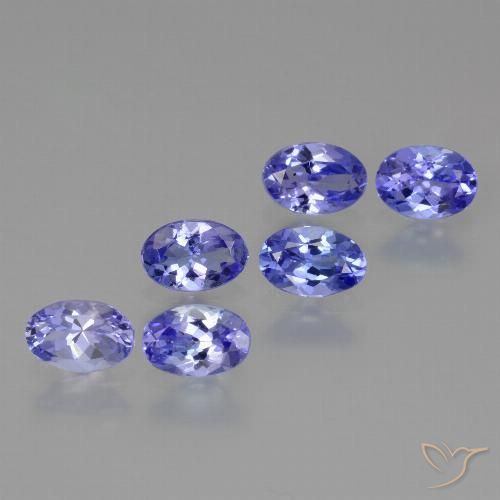 2.44ctw Naturale Intenso Viola Blu Tanzanite, Ovale, VVS-VS