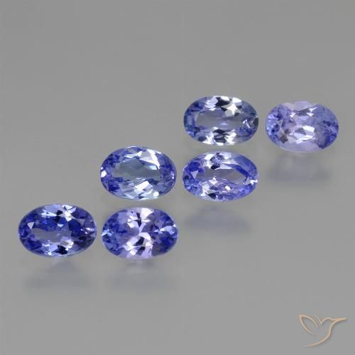 2.88ctw Naturale Intenso Viola Blu Tanzanite, Ovale, VS