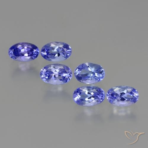 Tanzanite naturale blu da 2,95 ct, taglio ovale, VS