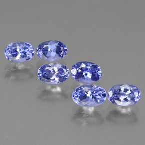 Tanzanite naturale blu da 3,39 ct, taglio ovale, VVS-VS
