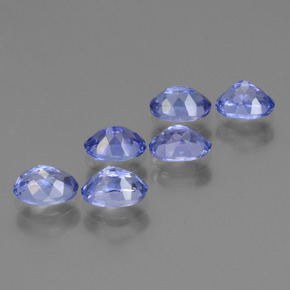 Tanzanite naturale blu da 3,39 ct, taglio ovale, VVS-VS