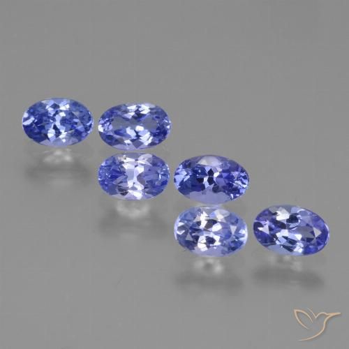 2.53ctw Naturale Blu viola intenso Tanzanite, Ovale, VVS-VS