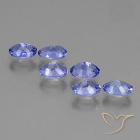 Gemme di Tanzanite Blu viola intenso naturale da 2.53 ct, Ovale, VVS-VS