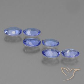 Gemme di Tanzanite Blu intenso naturale da 2.05 ct, Ovale, VVS-VS