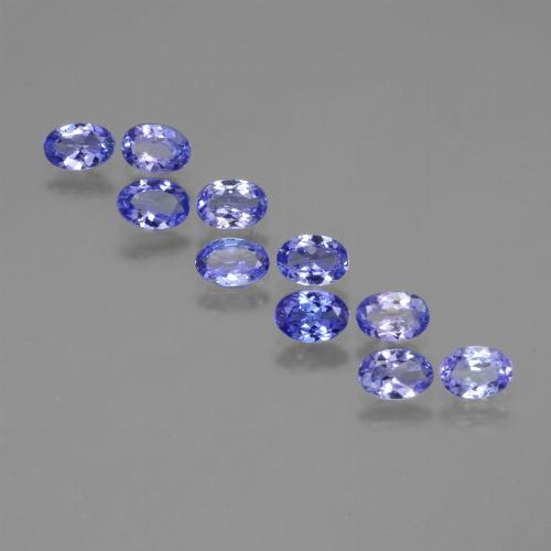 Tanzanite naturale blu da 3,96 ct, taglio ovale, VVS-VS