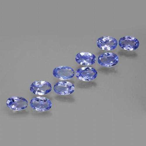 Tanzanite naturale blu da 4,33 ct, taglio ovale, VVS-VS