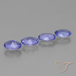 Tanzanite naturale blu da 2,27 ct, taglio ovale, VS