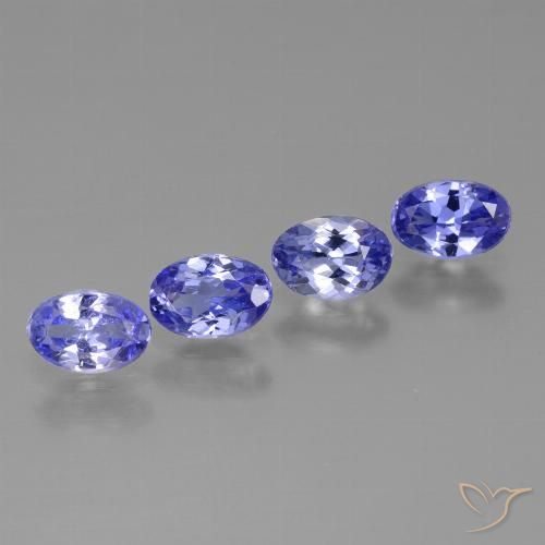 1.73ctw Naturale Intenso Viola Blu Tanzanite, Ovale, VS