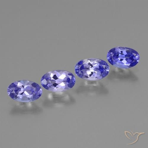 1.77ctw Naturale Intenso Viola Blu Tanzanite, Ovale, VS