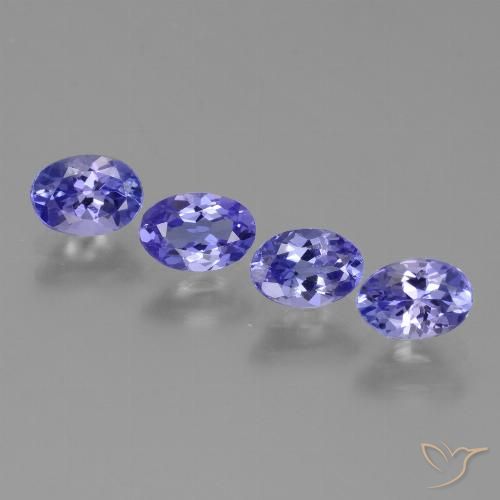 2.04ctw Naturale Intenso Viola Blu Tanzanite, Ovale, VS