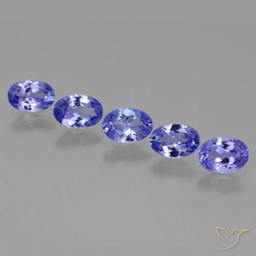 Gemme di Tanzanite Intenso Viola Blu naturale da 2.81 ct, Taglio ovale, VS