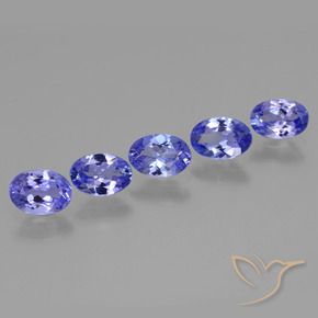 Gemme di Tanzanite Intenso Viola Blu naturale da 2.81 ct, Taglio ovale, VS