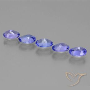 Gemme di Tanzanite Intenso Viola Blu naturale da 2.81 ct, Taglio ovale, VS