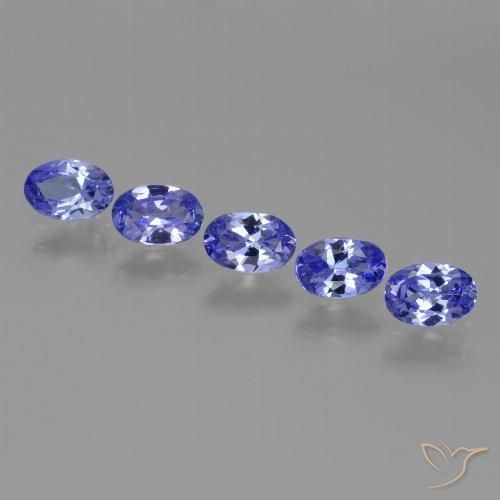 2.24ctw Naturale Intenso Viola Blu Tanzanite, Ovale, VS