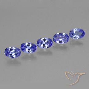 Gemme di Tanzanite Intenso Viola Blu naturale da 2.24 ct, Taglio ovale, VS