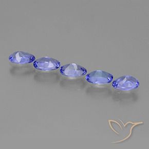 Gemme di Tanzanite Intenso Viola Blu naturale da 2.24 ct, Taglio ovale, VS