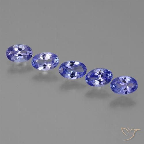 1.91ctw Naturale Intenso Viola Blu Tanzanite, Ovale, VS
