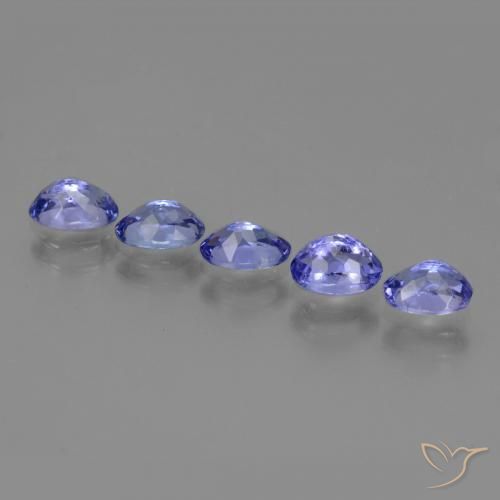 Gemme di Tanzanite Viola Blu naturale da 2.63 ct, Ovale, VS