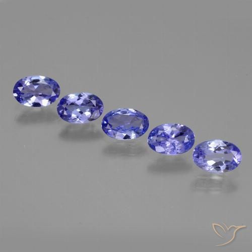 2.25ctw Naturale Intenso Viola Blu Tanzanite, Ovale, VS