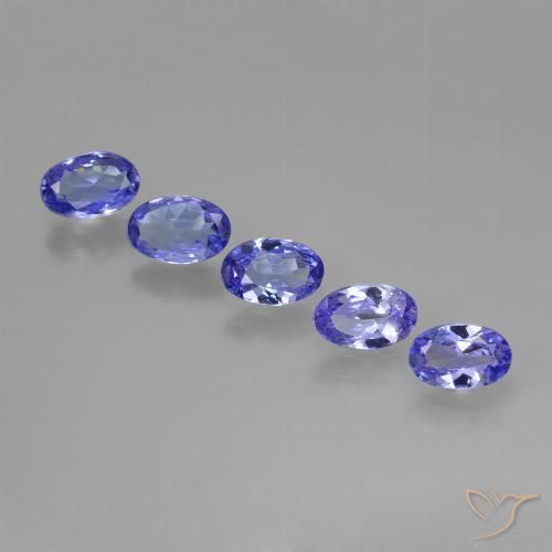 1.94ctw Naturale Intenso Viola Blu Tanzanite, Ovale, VS