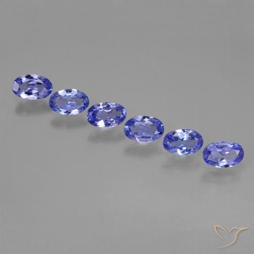 2.23ctw Naturale Intenso Viola Blu Tanzanite, Ovale, VS