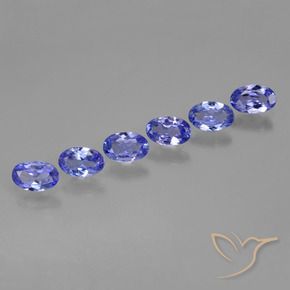 Gemme di Tanzanite Intenso Viola Blu naturale da 2.23 ct, Ovale, VS