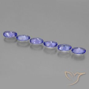 Gemme di Tanzanite Intenso Viola Blu naturale da 2.23 ct, Ovale, VS