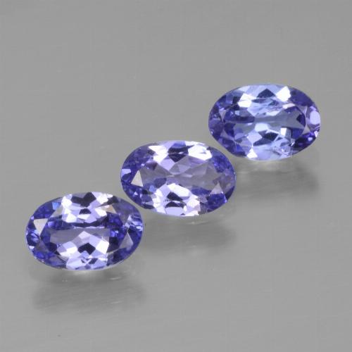 Tanzanite naturale blu da 1,72 ct, taglio ovale, VS