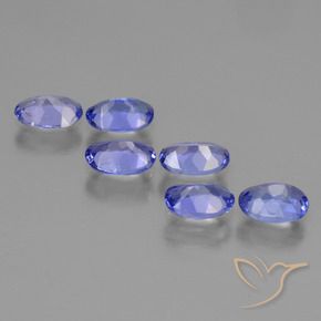 Gemme di Tanzanite Intenso Viola Blu naturale da 2.45 ct, Ovale, VS