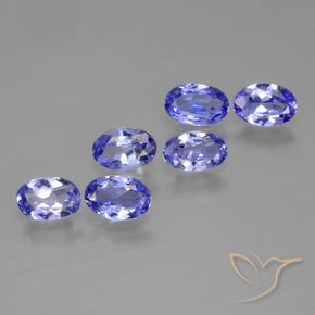 Gemme di Tanzanite Intenso Viola Blu naturale da 2.02 ct, Ovale, VS