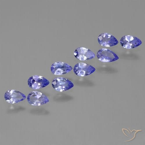 1.88ctw Naturale Intenso Viola Blu Tanzanite, Forma a pera, VS