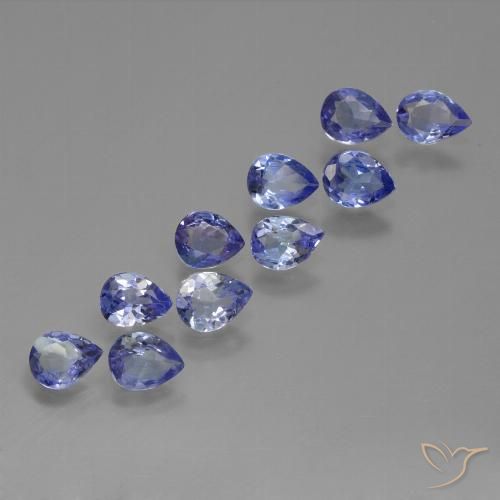 2.32ctw Naturale Blu navy medio Tanzanite, Forma a pera, VS