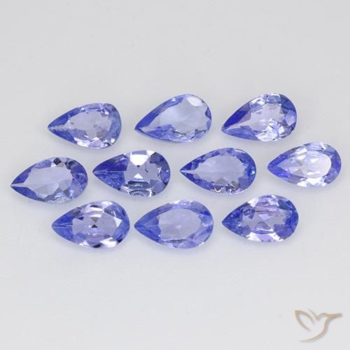 1.81ctw Naturale Intenso Viola Blu Tanzanite, Forma a pera, VS