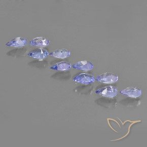 Gemme di Tanzanite Viola Blu naturale da 2.01 ct, Forma a pera, VS