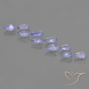 Gemme di Tanzanite Blu scuro naturale da 1.72 ct, Forma a pera, VS