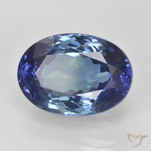 Tanzanite vero blu naturale da 11.65 ct, Ovale, VVS