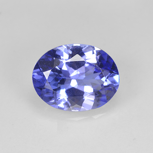 Tanzanite Viola Blu naturale da 2.44 ct, Taglio ovale, VVS-VS