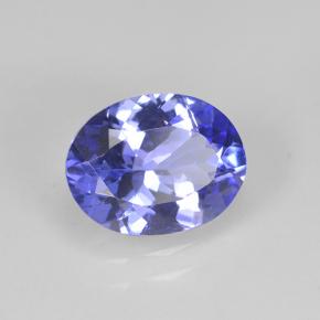 Tanzanite Viola Blu naturale da 2.44 ct, Taglio ovale, VVS-VS