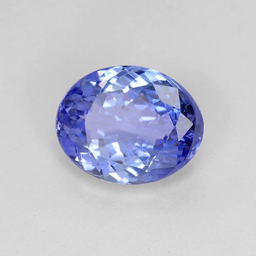 Tanzanite Intenso Viola Blu naturale da 2.66 ct, Taglio ovale, VVS
