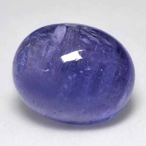 Tanzanite Viola Blu naturale da 17.96 ct, Taglio ovale, Traslucido